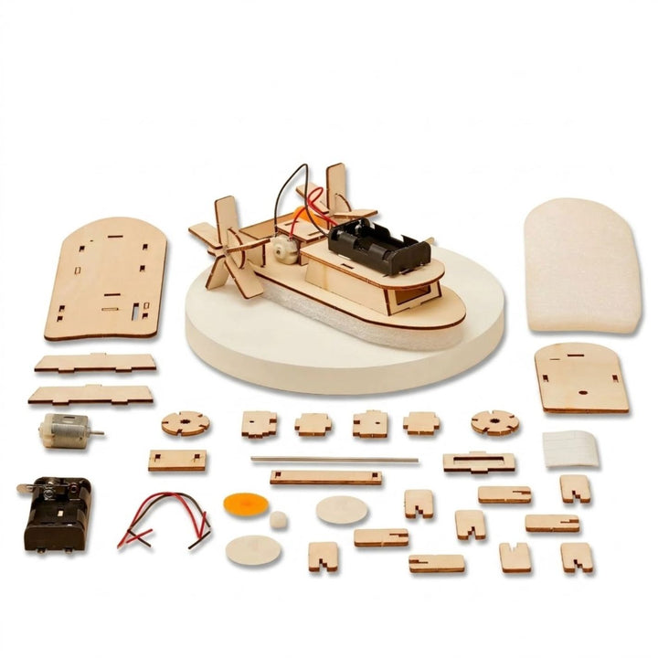 Paddlewheel Boat DIY Kit, Educational STEM Toy