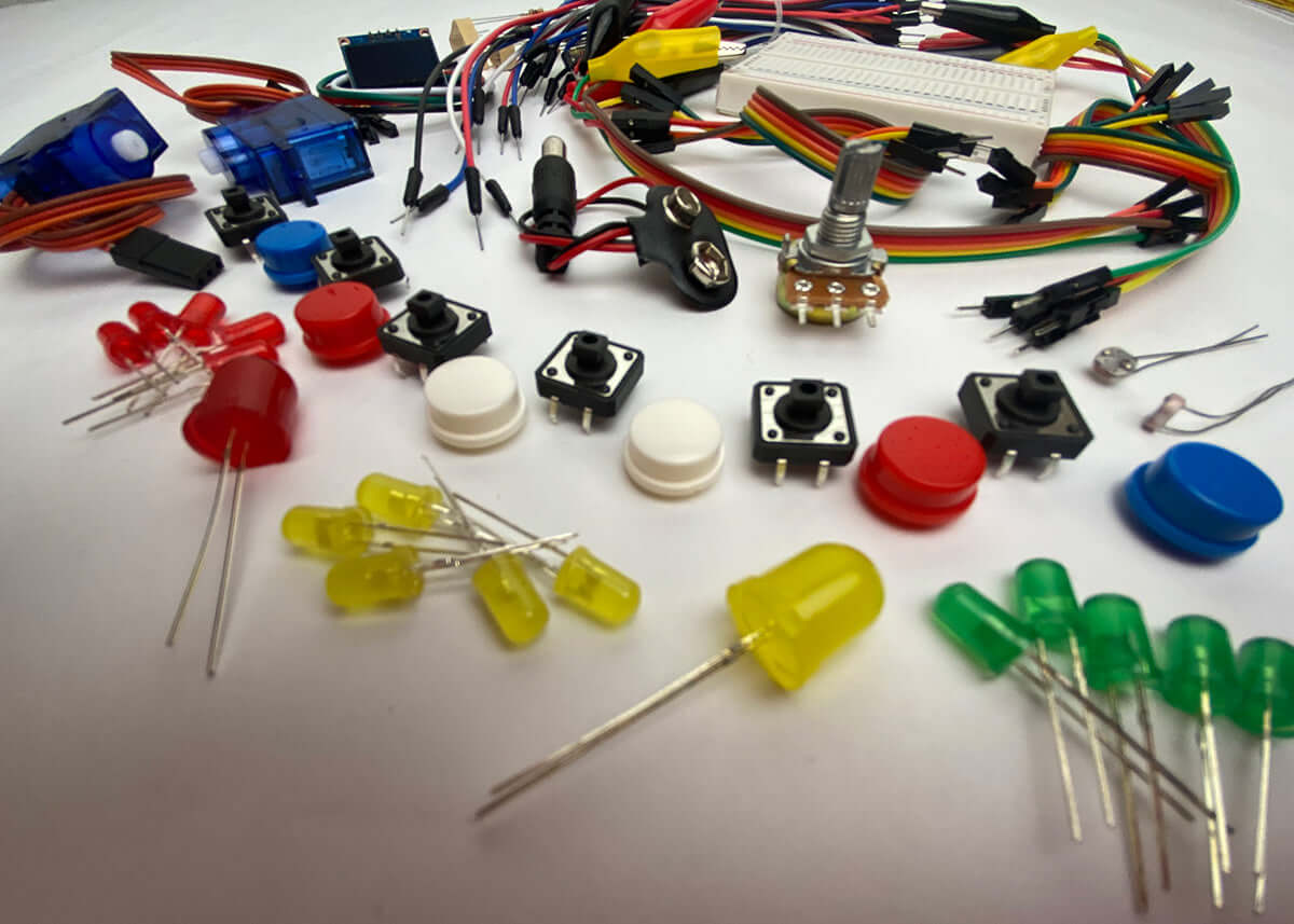 Microcontroller Survival Pack - 60+ Essential Components – Maker Shed