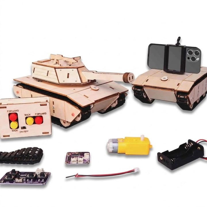 RC TankCam, Tank and Camera Mode, Educational STEM Kit