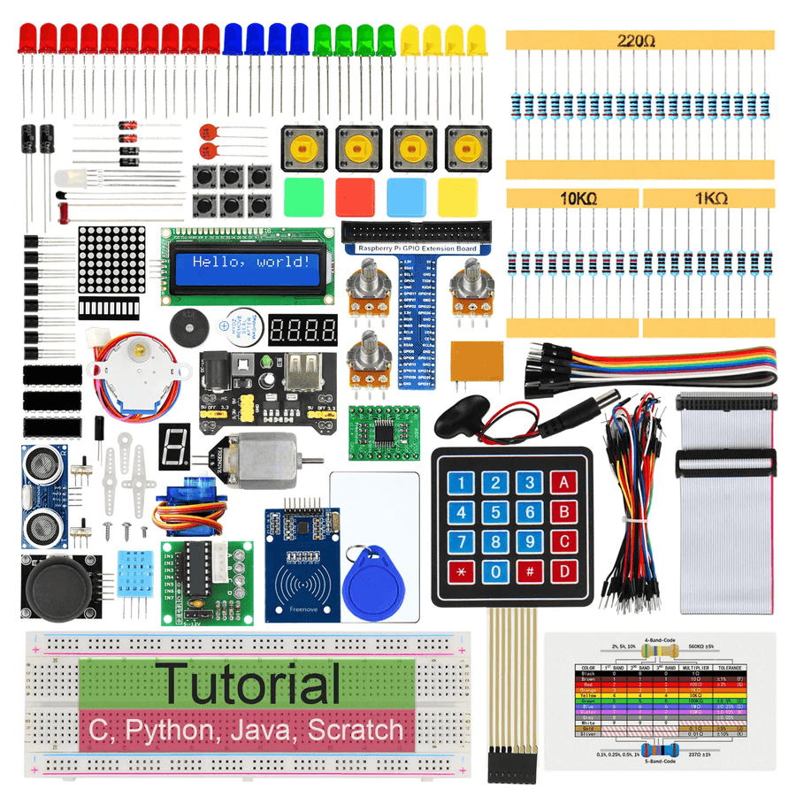 Raspberry Pi Parts Pack Kit - Enhance Your Coding Skills – Maker Shed