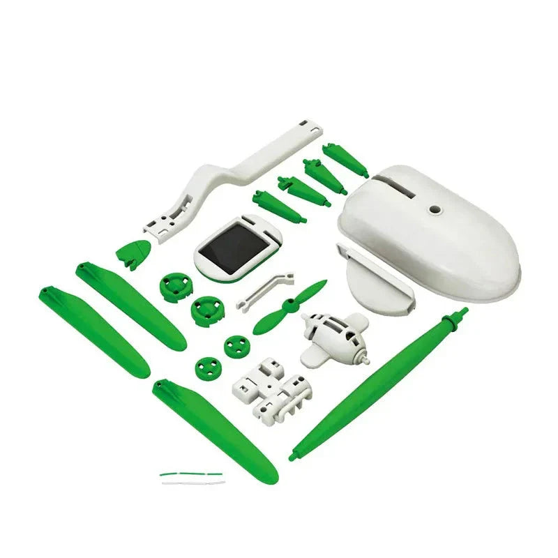 6-in-1 Solar Robot Kit – DIY Educational Science Toy for Kids | Build Car, Ship, Windmill, Fan &amp; More