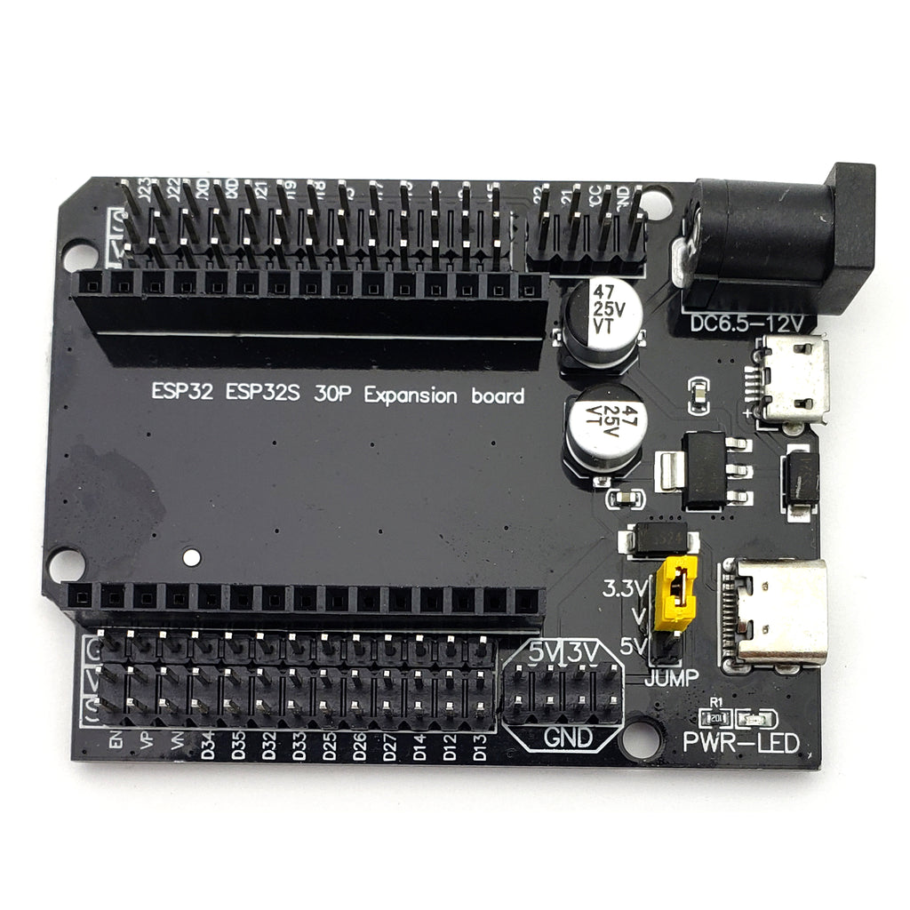 ESP32-CH340C Module and Expansion/Power Board