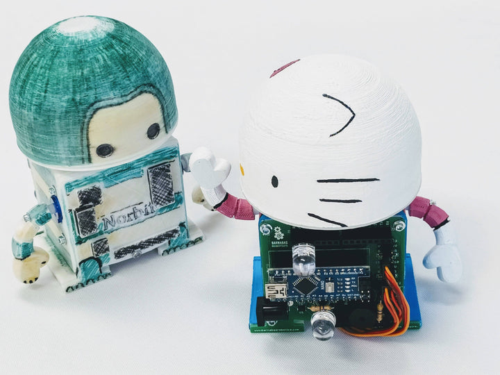 Barnabas-Bot: Intro To Arduino 3-D Printed Robot Kit (Ages 9-12)