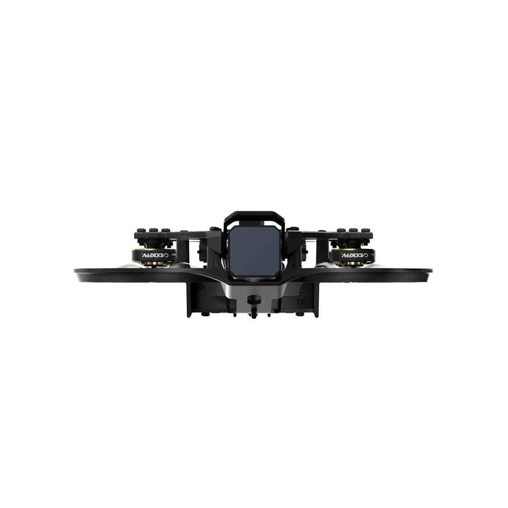 Front view of Caddx BNF Gofilm 20 FPV drone showcasing its sleek design and advanced features.