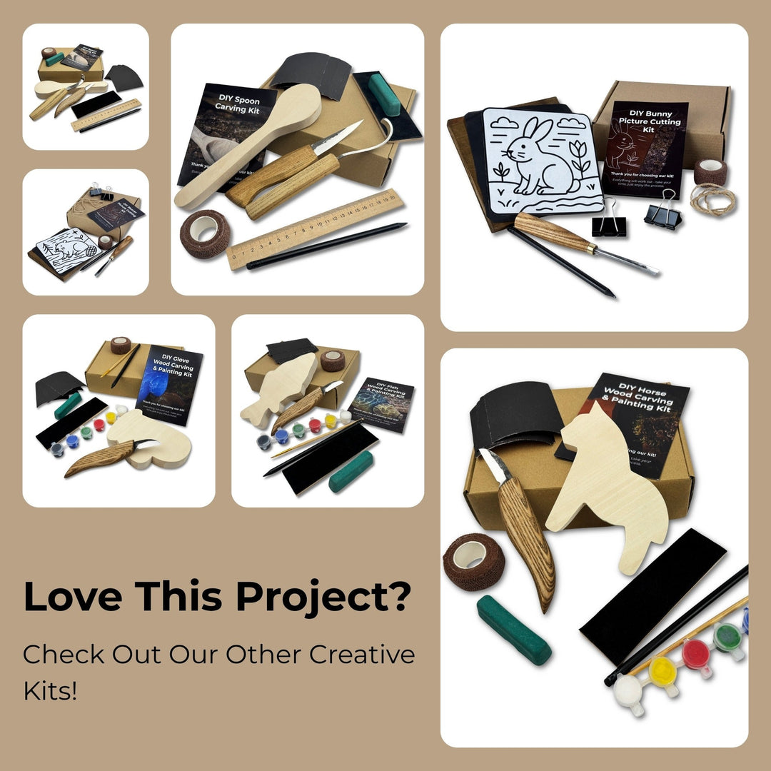 DIY Bird Wood Carving &amp; Painting Kit