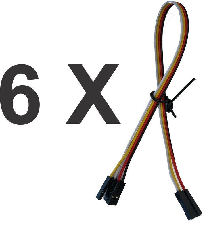 Open Hardware Cables bundle featuring 6 customizable 10" jumper wires for micro:bit and Arduino projects.