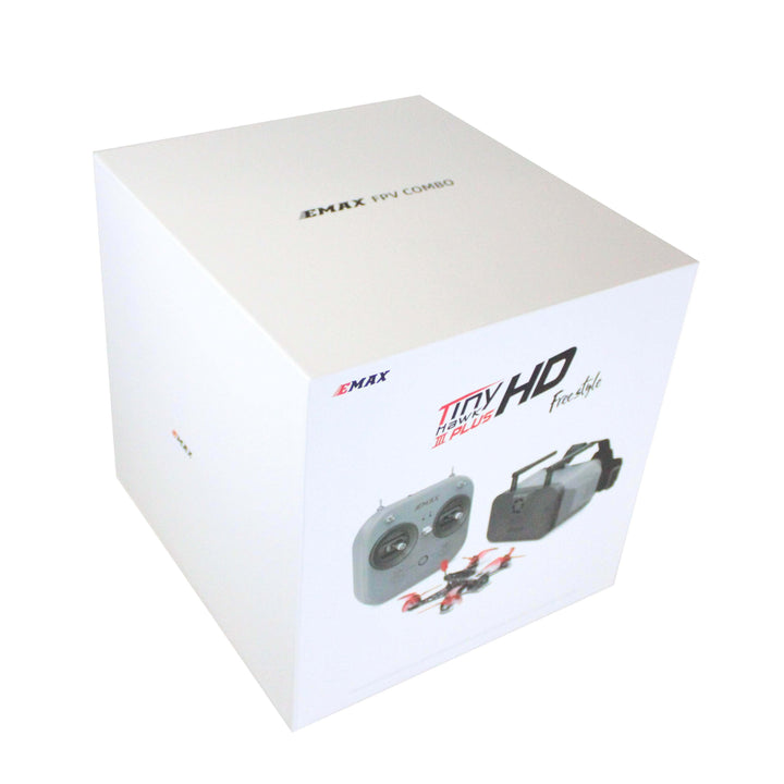 EMAX RTF Tinyhawk III Plus Freestyle Ready-to-Fly ELRS 2.4GHz Analog Kit w/ Goggles, Radio Transmitter, Batteries, Charger, and Drone