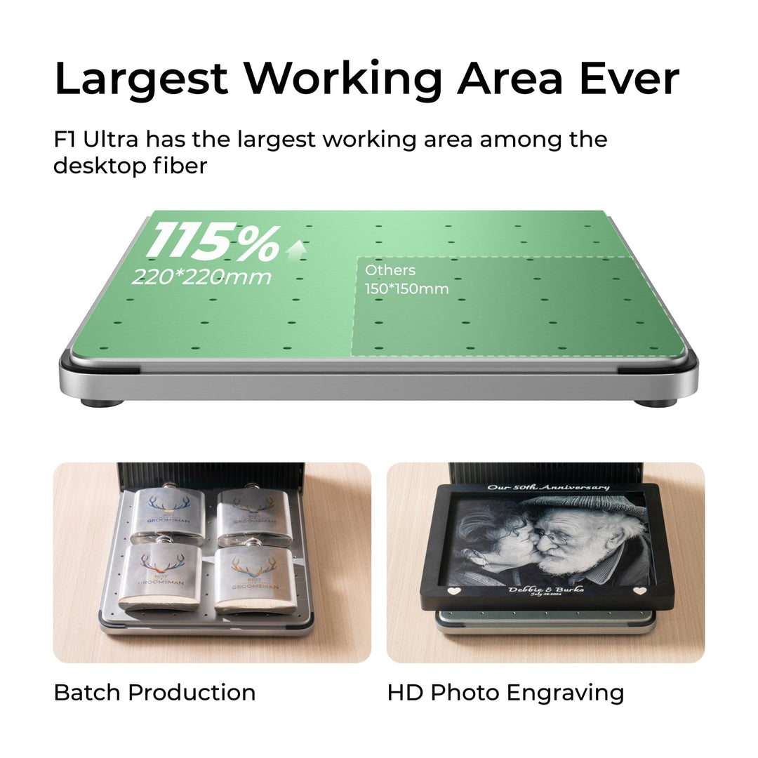 xTool F1 Ultra 20W Fiber &amp; Diode Dual Laser Engraver
