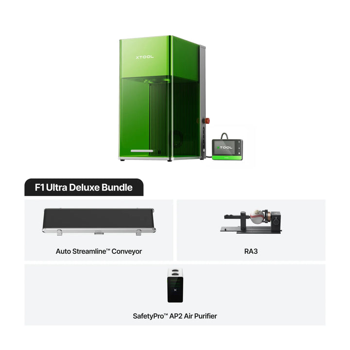 xTool F1 Ultra 20W Fiber &amp; Diode Dual Laser Engraver