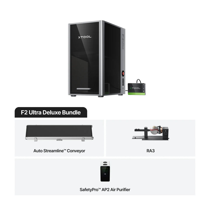 xTool F2 Ultra 60W MOPA &amp; 40W Diode Dual Laser Engraver