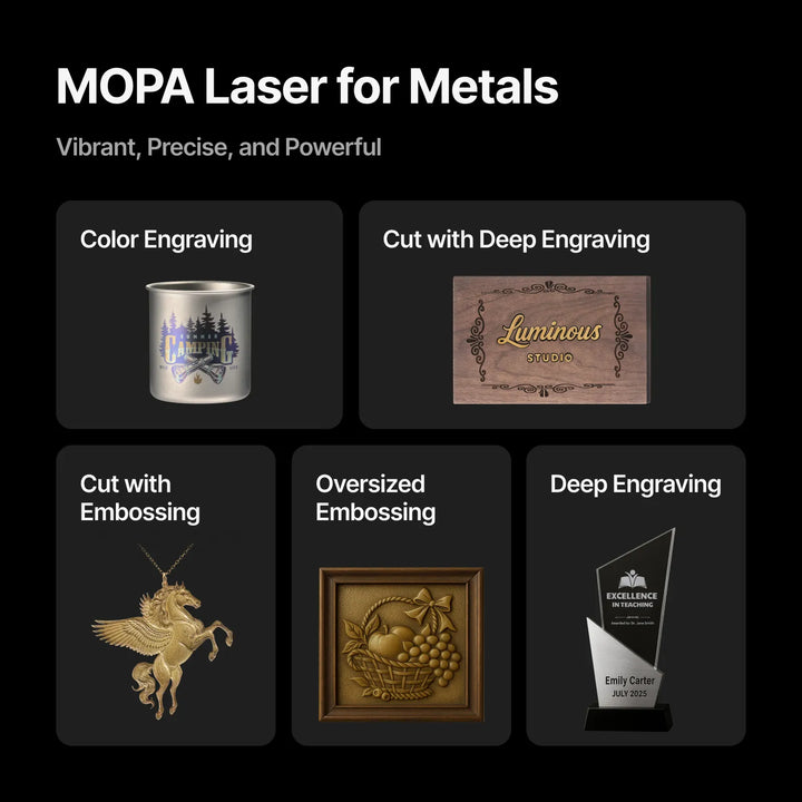 xTool F2 Ultra 60W MOPA &amp; 40W Diode Dual Laser Engraver