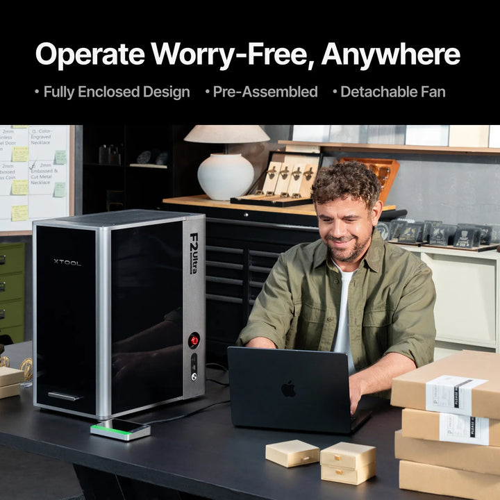 xTool F2 Ultra 60W MOPA &amp; 40W Diode Dual Laser Engraver