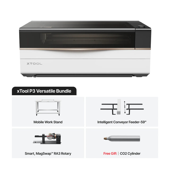 xTool P3 80W Flagship CO2 Laser Cutter with Intelligent Automation