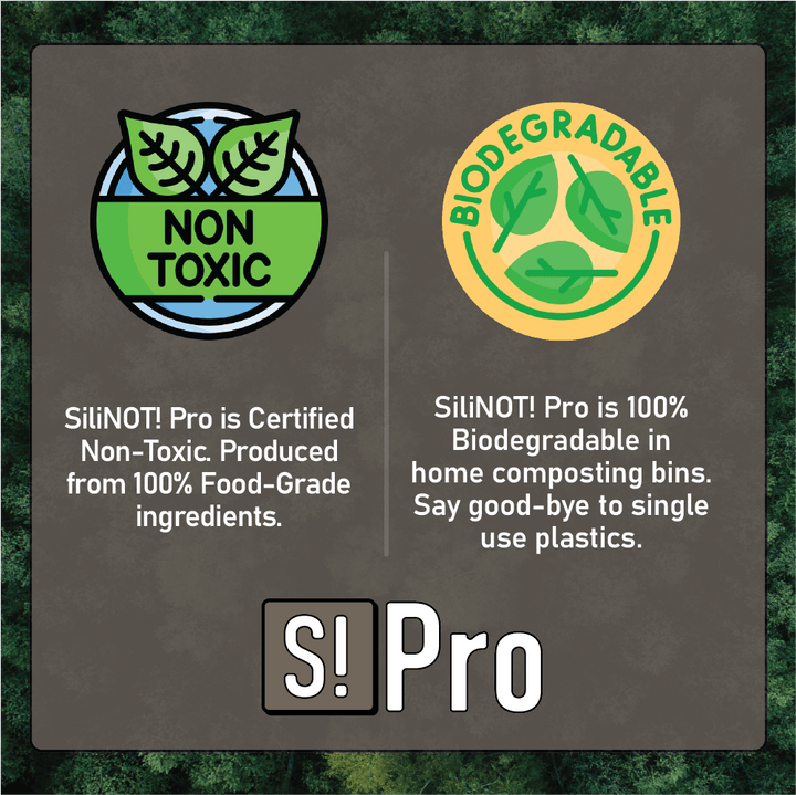 Pro Series | High Detail Silicone Free Mold Maker | Remeltable &amp; Biodegradable features non-toxic and biodegradable icons.