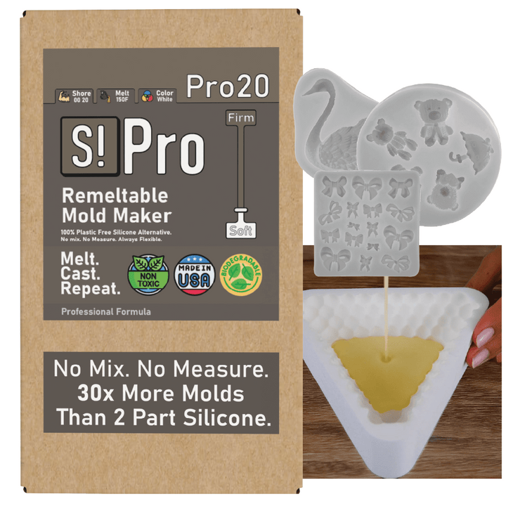 Pro Series | High Detail Silicone Free Mold Maker | Remeltable &amp; Biodegradable with SiliNOT! Pro packaging and molds.