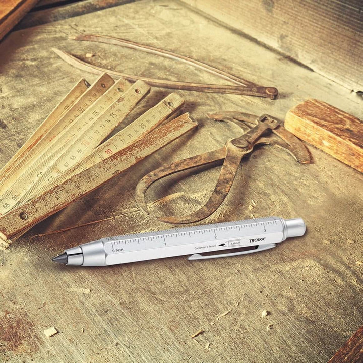 Troika Carpenters Clutch Construction Pencil Silver