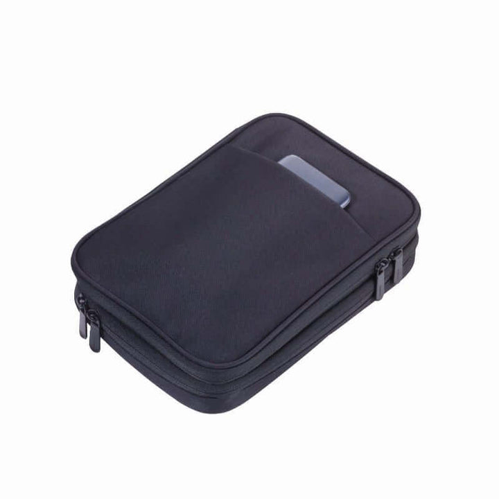 Troika Connected Soft Shell Tech Accessory Organizer Black