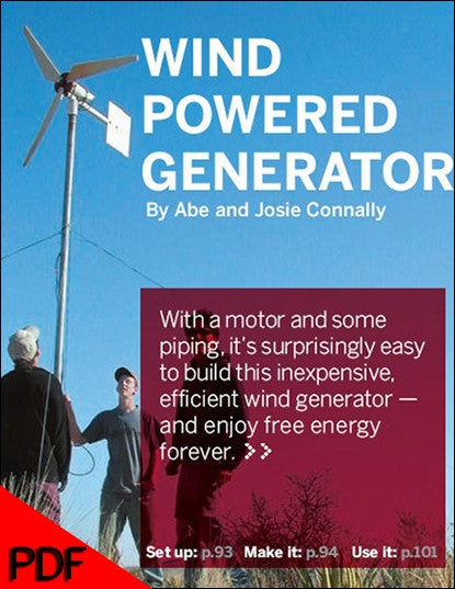 Make Projects Wind Powered Generator