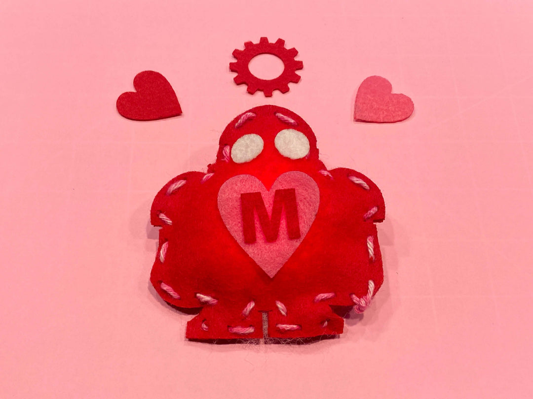 Makey LED Felt Bot Kit