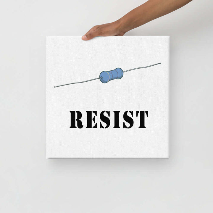 Make: Resist Canvas Art