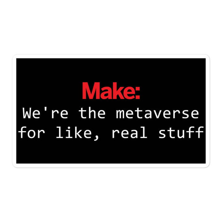 Make: Metaverse Sticker