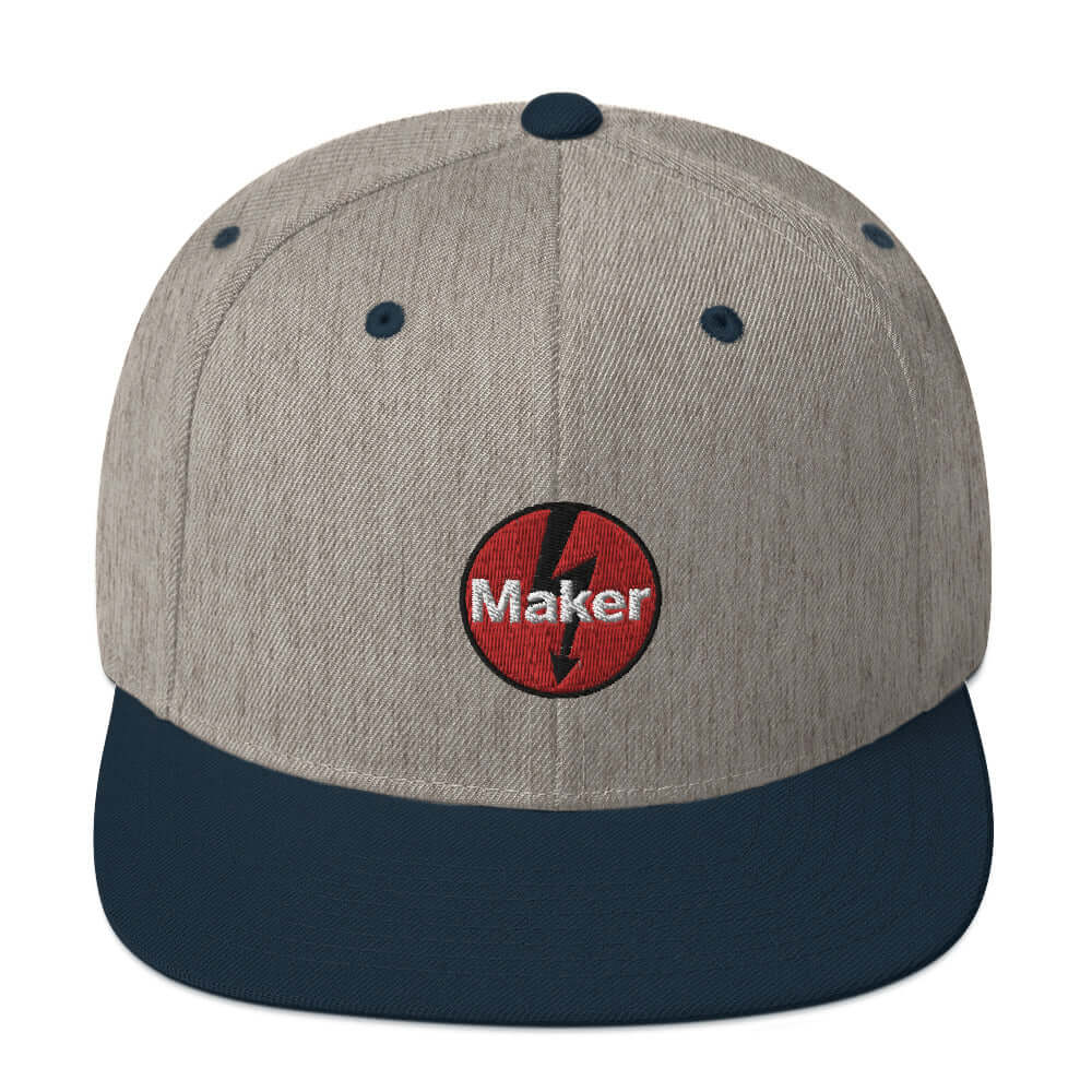 Maker: Zap Embroidered Baseball Cap - 20 Colors!
