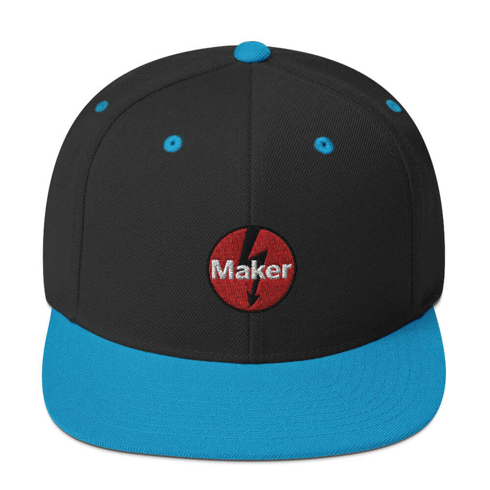 Maker: Zap Embroidered Baseball Cap - 20 Colors!